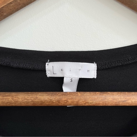 Bloggers favorite Leith side ruched sleeveless bodycon tank dress black small - Picture 10 of 12